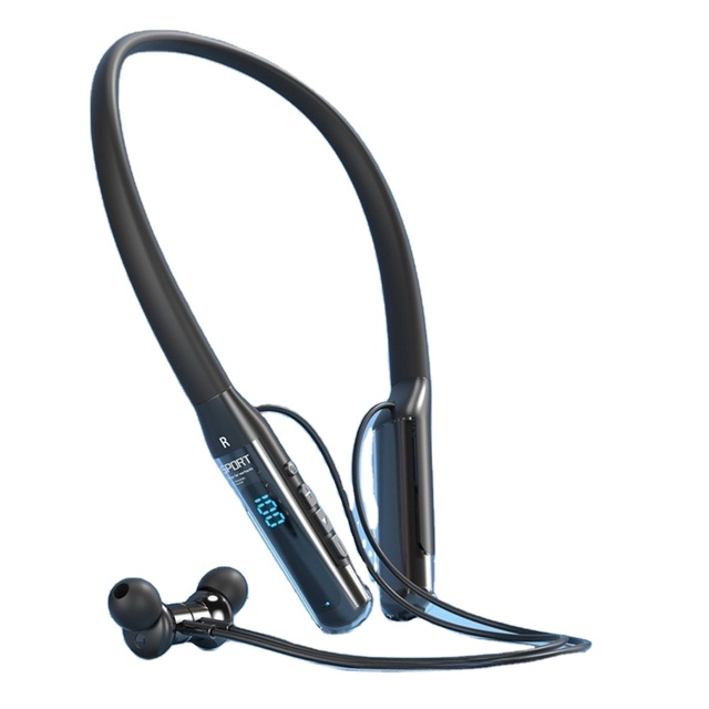 Bluetooth Headset Neck-hanging Three-dimensional Neck-hanging Intelligent Noise Reduction Sports New In-ear Wireless Headset
