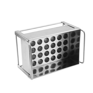 Bộ khuôn làm kem và đá bào bằng thép không gỉ 304, 35 chi tiết, khuôn kim loại nhỏ hình khối vui nhộn & hình chữ D, dụng cụ múc kem bền vững - Product Image 5