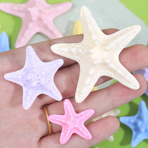 เรซิ่นรูปปลาดาวจำลองสำหรับทำเครื่องประดับ DIY สำหรับกิ๊บติดผมและตกแต่งรองเท้า มีหลายขนาดและหลายสี - Product Image 3