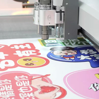 Máquina de Corte Oscilante CNC para Pegatinas Publicitarias, Cajas de Cartón, Cartón KT, Cartón, en Venta