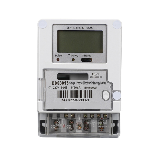 Single Phase RS485 Smart Energy Meter 5(60)A 220V 50Hz Remote Reading OEM Customizable Din Rail