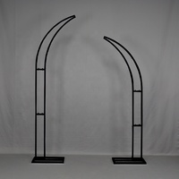 Accessoires de mariage Support en arc de corne de boeuf en fer Support pour arc de corne de chèvre de mariage