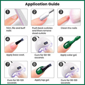 Vernis à <span class=keywords><strong>ongles</strong></span> en gel BOZLIN Green Series, marque privée, <span class=keywords><strong>semi</strong></span>-<span class=keywords><strong>permanent</strong></span>, couleur verte vegan, gel à <span class=keywords><strong>ongles</strong></span> à faire tremper, gel UV pour <span class=keywords><strong>ongles</strong></span> - Product Image 3