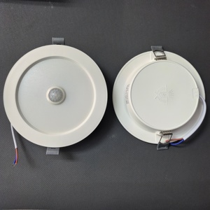 Luz LED con Sensor Aulipur AC180-220V, Sensor de <span class=keywords><strong>Movimiento</strong></span> PIR y Sensor de Cuerpo Humano, Downlight Empotrable Ultrafino, 7W 9W 12W Opcional - Product Image 5
