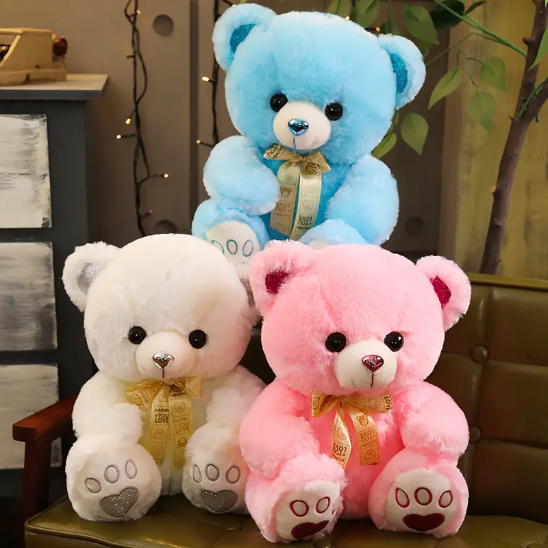 Baru Huggale boneka beruang Teddy lucu kartun beruang Teddy besar mainan mewah boneka binatang beruang hadiah ulang tahun untuk anak-anak