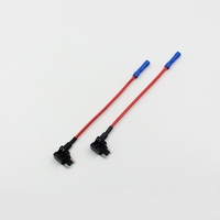 Fusibles de Perfil Bajo, Agregar un Circuito, Estándar ATO, Tipo Mini Micro Blade, Portafusibles para Automóvil, Adaptador de Circuito Dual