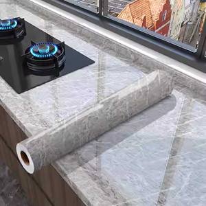 מגמות חדשות סיטונאיות pvc שיש גיליון דבק ציפוי שיש סוג נייר אמנות אמנות pvc מדבק מט שיש קיר חדר אמבטיה - Product Image 2