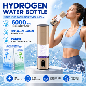 Bottiglia d'Acqua Idrogenata 6000PPB con Tecnologia SPE e PEM, Tazza Portatile per Acqua Ricca di <span class=keywords><strong>Idrogeno</strong></span>, Generatore d'Acqua di Alta Qualità - Product Image 1
