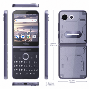 <span class=keywords><strong>Teléfono</strong></span> Inteligente Empresarial 4G con Pantalla Táctil, Diseño Plegable Minimalista, Teclado QWERTY, 4GB+64GB, 4G LTE Global, Doble SIM, OEM, ODM, Sistema <span class=keywords><strong>de</strong></span> Interfaz <span class=keywords><strong>de</strong></span> Usuario Personalizado - Product Image 6