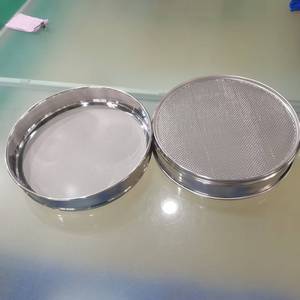 Sieve for Pharmaceutical Powder 200mm SS304 ASTM E11 <b>Mesh</b> 100-200 0.15-0.075mm Ultra Fine Laboratory Particle Analysis - Product Image 4