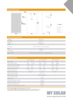 Paneles Solares Bifaciales PERC MYPVTECH de 240W para el Hogar, Paneles Fotovoltaicos de Calidad con Certificación TUV para el Hogar