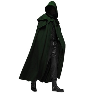 Nuovo Mantello Lungo Gotico <span class=keywords><strong>da</strong></span> <span class=keywords><strong>Uomo</strong></span> per Feste di Halloween, Stile Medievale, 4 Colori, Vendita Diretta dalla Fabbrica - Product Image 5