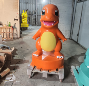 Escultura de Personaje de Pikachu a Tamaño Real, Figuras de Dibujos Animados, Adorno de Resina Grande para Piso, Centro Comercial, Puntos de Fotografía al Aire Libre - Product Image 2