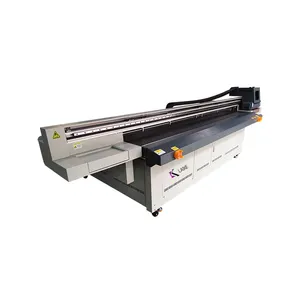 large format flat automatic printing machine for lighter PVC paper package bag glass wood board