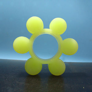 Bloc élastique en PU PVC résistant à l'huile mécanique industrielle, à fleurs de prunier, pour l'accouplement de moteur, haute charge, fabriqué en Chine - Product Image 1