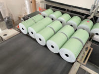 Gulungan Kertas Thermal Berbagai Warna Kertas Thermal Hijau 70gsm