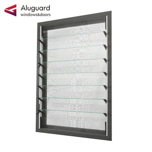 USA Commercial Residential Aluminum Louvered Windows Customized Adjustable Shutter Formwork Best Selling Aluminium Louver