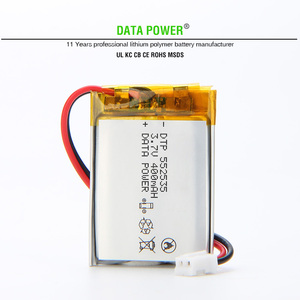 Batería de iones de litio de bolsa OEM para relojes inteligentes 3,7 V 500mAh LiPo 530mAh <span class=keywords><strong>LiPoly</strong></span> 400mAh modelo de instrumento cosmético recargable - Product Image 6