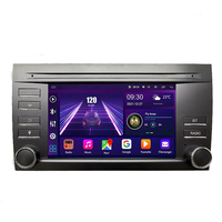 Vente en gros d'un système de navigation automobile Android 7 pouces tout-en-un avec boutons, caméra de recul et CarPlay pour Porsche Cayenne