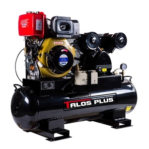 100L 8Bar Điện Bắt Đầu Xách Tay HaiLin 10HP Động Cơ Diesel Powered Máy Nén Khí - Product Image 2