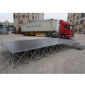 Plataforma de escenario portátil moderna plegable escenario de espectáculo - Product Image 4