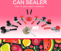 Machine manuelle portable de scellage de boîtes, scelleuse de pots ronds pour gâteaux, lait en poudre, boîtes métalliques, sodas, bouteilles en plastique, stockage alimentaire
