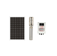 Bomba de agua sumergible centrífuga de acero inoxidable de 6 pulgadas de alto flujo con impulsor fotovoltaico para pozo profundo y motor CC sin escobillas