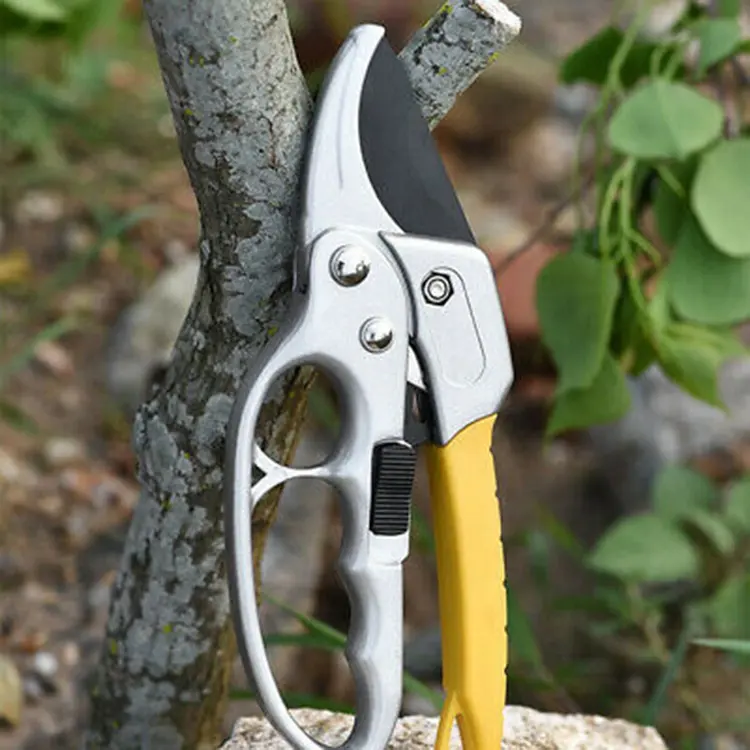 Pruning Shear Premium Material Good Outlook Easy To Operate For Home Plant Scissors Ratchet Cutting Tools
