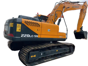 Excavatrice sur chenilles d'occasion Hyundai 220Lc-9s de Corée, faible nombre d'heures de travail, excavatrice de 22 tonnes de Corée, pompe hydraulique Shimadzu - Product Image 2