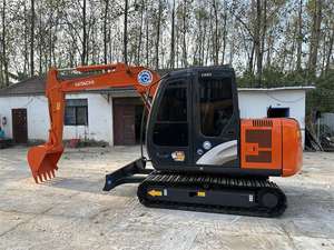 Mini pelle d'occasion 6 tonnes Hitachi ZX60 système hydraulique avancé bonne qualité pelle sur chenilles d'occasion Hitachi ZX60 - Product Image 4