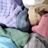 6 Layers Infancie 100% Cotton Muslin Hooded Baby Towels 90x90cm Soft Breathable Lightweight Quick-Dry Skin-Friendly