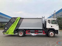 Camion Compacteur de Déchets 4x2 Direct Usine 10m³ – Camion de Collecte des Déchets Compacté pour l'Assainissement