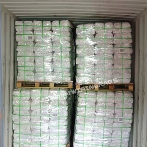 Trapos de limpieza blancos reciclados de camisetas cortadas - 100% algodón, súper absorbentes, para uso industrial - Product Image 1