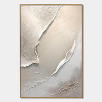 Grande peinture abstraite moderne sur toile, peinture neutre faite à la main, décoration murale pour salon, chambre à coucher, galerie, décoration de la maison