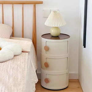 Comodino <span class=keywords><strong>Rotondo</strong></span> Mini Trendy e Colorato in Resina ABS Multistrato - Product Image 6