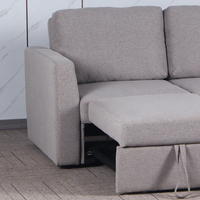 Canapé moderne multifonctionnel avec cadre métallique canapé-lit inclinable pour maison chambre hôtel appartement école hall centre commercial-pour salon