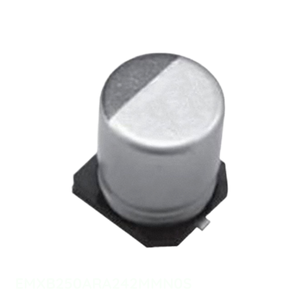 Distribuidor Autorizado, Condensador de Aluminio 2400UF 20% 25V SMD de Montaje Superficial EMXB250ARA242MMN0S 2400 uF - Product Image 1