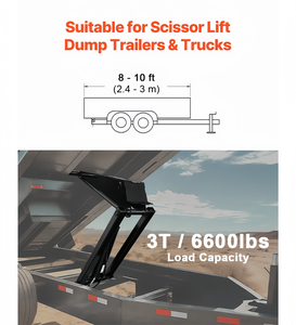 Scissor hoist Kit ph310 tipper Kit hành động kép Trailer tipper Kit 12V tipper Trailer hệ thống thủy lực Tipping xi lanh - Product Image 4