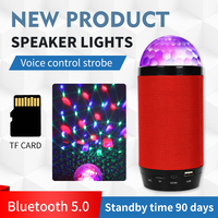 Bola de Discoteca con Altavoces, Luces RGB, Audio, Música LED, Control por Voz, Luz para Fiestas, Lámpara DJ con USB y TF para Club