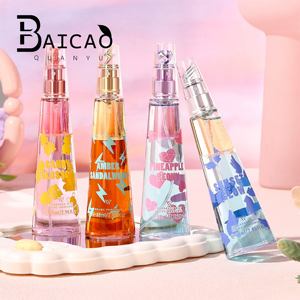 Flacon de parfum portable haut de gamme rechargeable 80 ml, flacon en verre avec vaporisateur à pression - Product Image 3