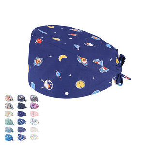Cappello Chirurgico Personalizzato con Vari Motivi Stampati, Copricapo Unisex alla Moda per Medici e Infermieri - Product Image 1
