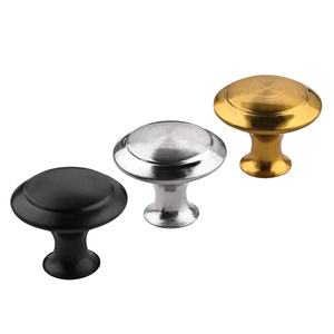 Pomo Redondo Moderno de Acero Inoxidable con Diseño de Hongo para Cajones, Armarios, Mesitas de Noche y Muebles - Product Image 3