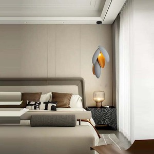 Italian Style Oval Pendant Light E27 LED Switch Control For Villa Bedroom Interior Design - Product Image 1