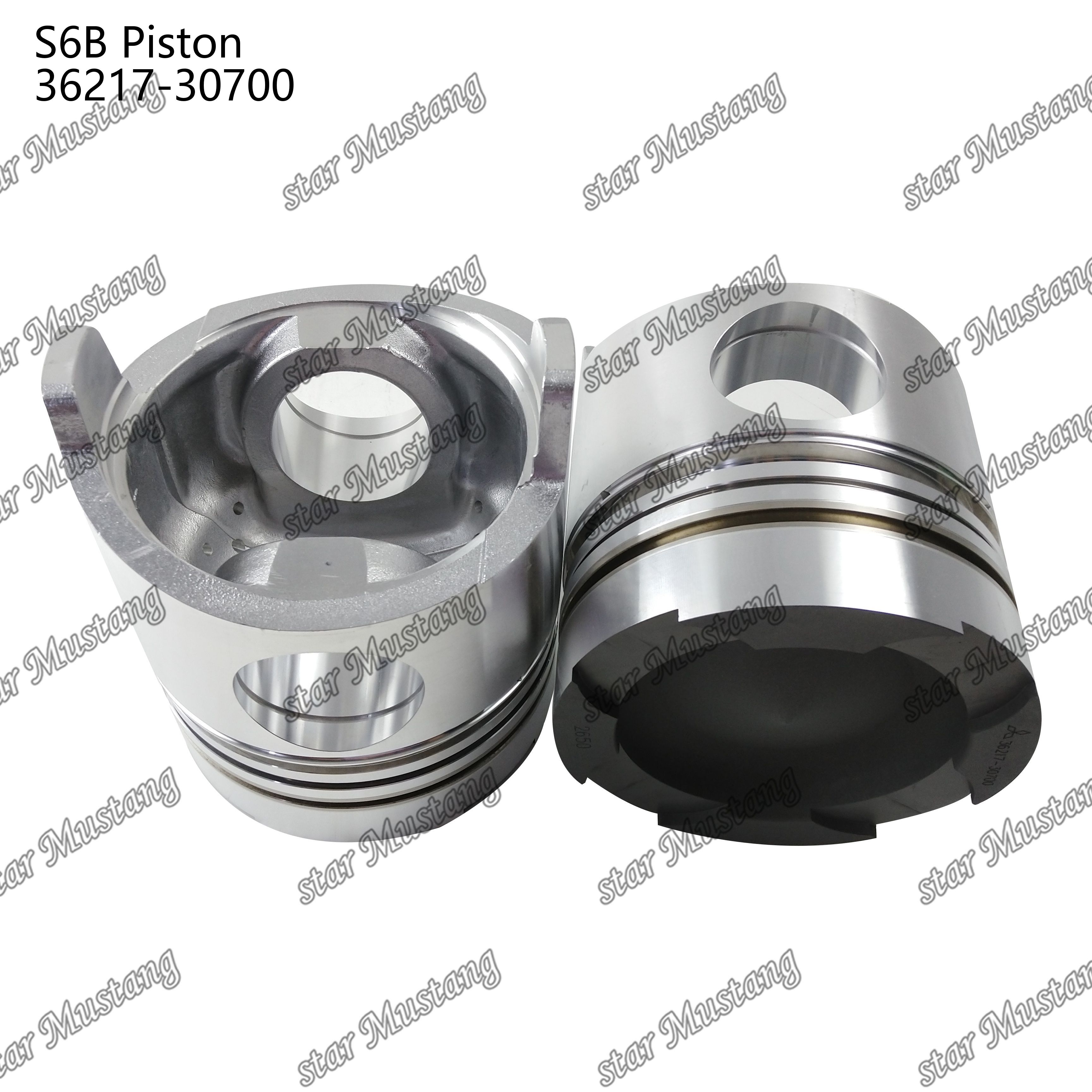 S6B Piston with Pin 36217-30700 - Mitsubishi Engine Parts
