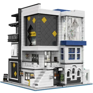 Mould King 16043 Art Gallery Model Architecture Plastic Building Blocks Toys for Children Building Toys