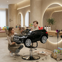 Chaise de coiffure pour enfants de haute qualité, noire, en forme de SUV, réglable, pour tout-petits