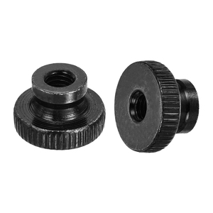 Écrous moletés à main haute résistance en acier inoxydable/acier au carbone, zingués noir, pour serrage manuel M2-M10 - Product Image 4