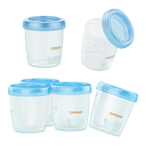 Cmbear breast milk container breast milk storage bottle baby milk storage cups