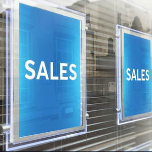 <span class=keywords><strong>Porte</strong></span>-panneaux publicitaires en acrylique pour <span class=keywords><strong>agence</strong></span> de voyage A2 A3 A4, montage mural, signalisation de vente au détail - Product Image 1