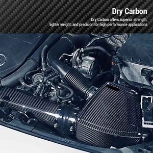 Trocken-Carbonfaser Luftfilter Ansaugschlauch Luftansaugsystem Kit für M282 1.3T <span class=keywords><strong>Ben</strong></span> Mercedes <span class=keywords><strong>A180</strong></span> Luftansaugung 2019-2023 - Product Image 2